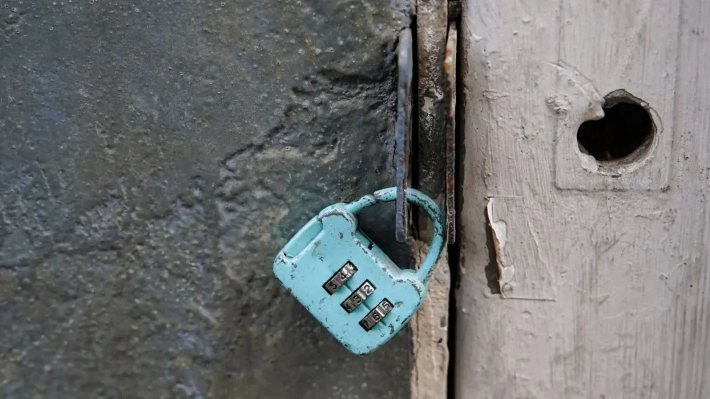 Smartphone lock screen with padlock icon illustrating online privacy tips for personal data
